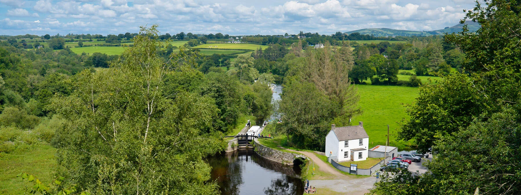 river and River Barrow near Barrow Featured Slider on self-guided walking holiday in Ireland
