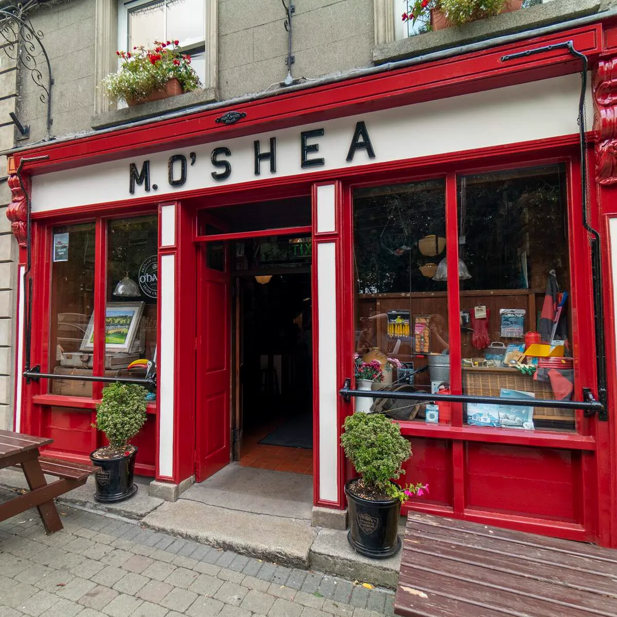 Traditional Irish pub in Borris, County Carlow