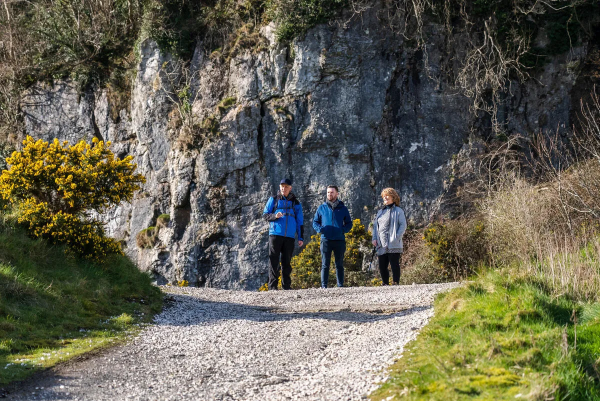 Carnlough Hill walk in the Glens of Antrim, County Antrim
