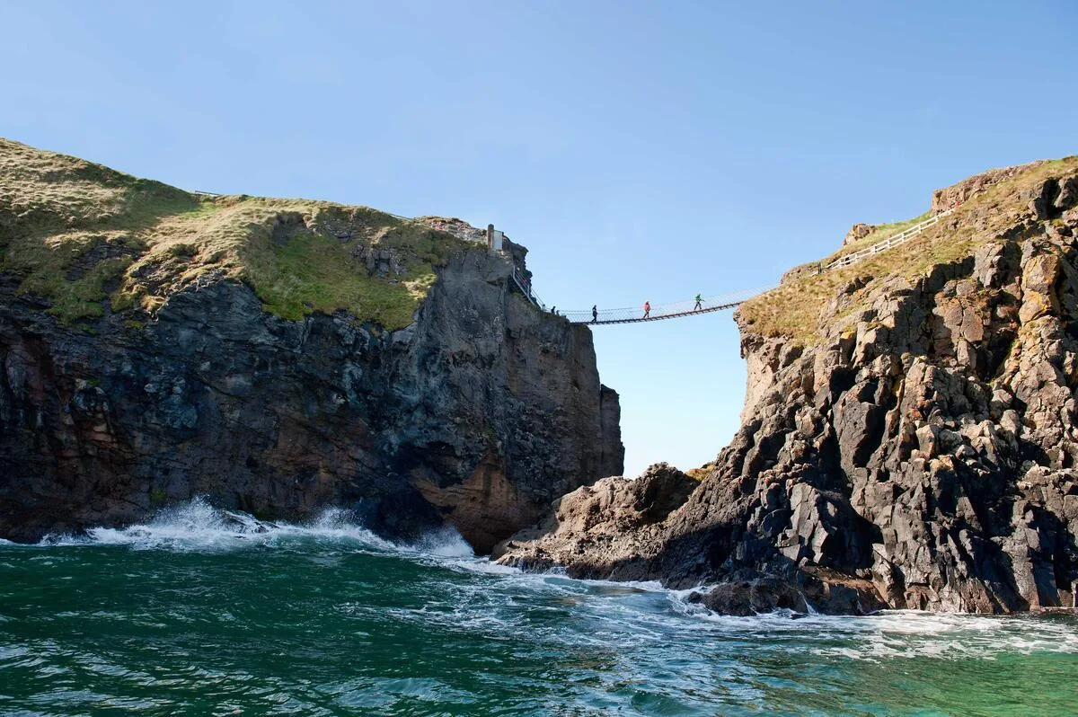 Carrick-a-Rede Rope Bridge — the thrill