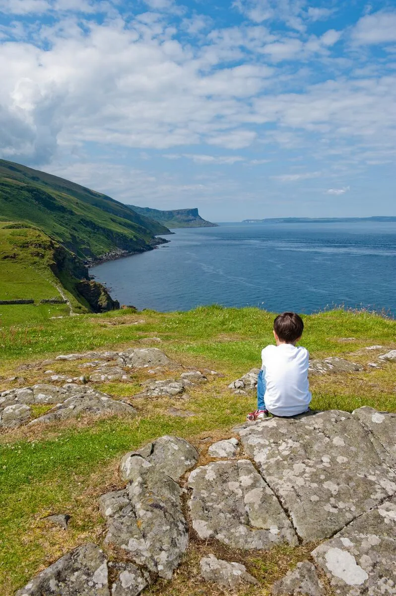 Fair Head from the Causeway Coast Way near Ballycastle