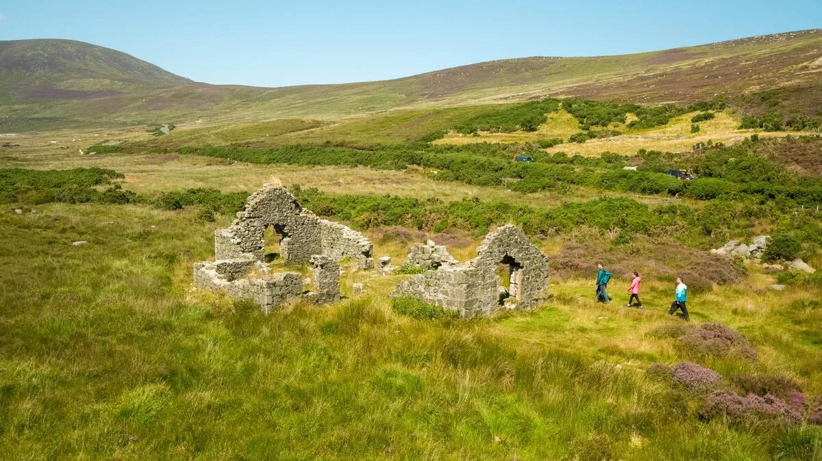 Hiking in Wicklow Mountains National Park, Ireland