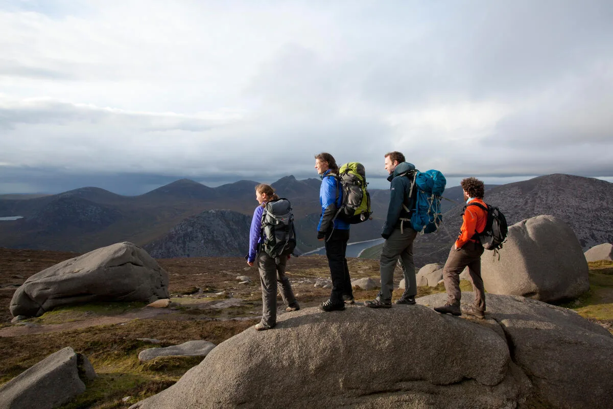 The Mourne Way & Mourne Wall