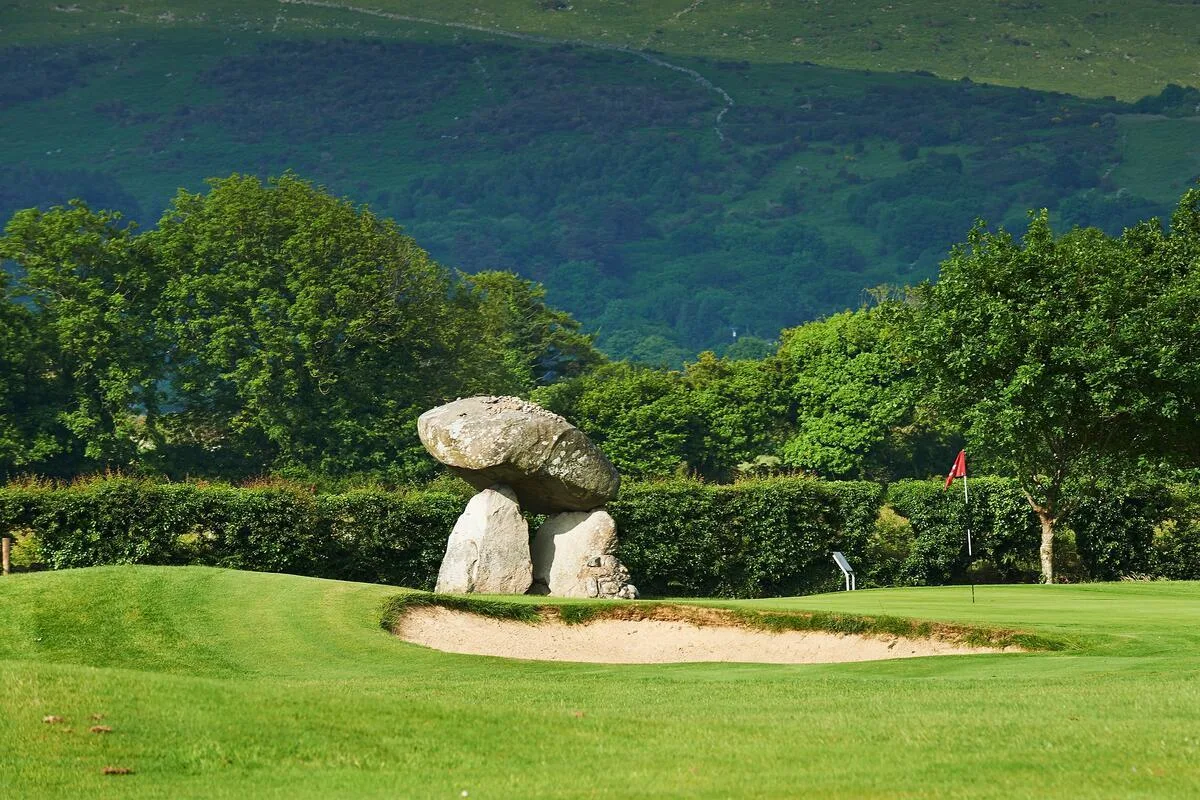 Ancient stone dolmen and prehistoric monument in County Louth, showing early Irish heritage and construction