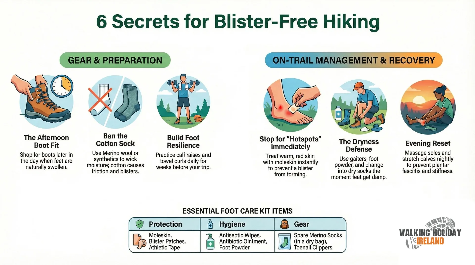 Blister Prevention Infographic