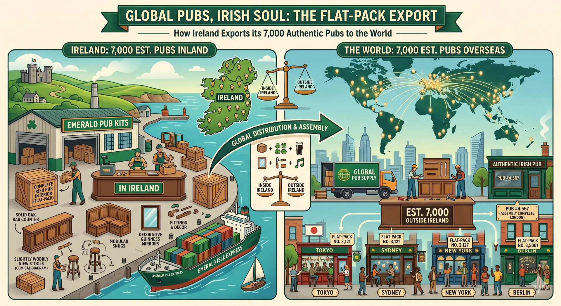 Flat Pack Pub Kits Made In Ireland