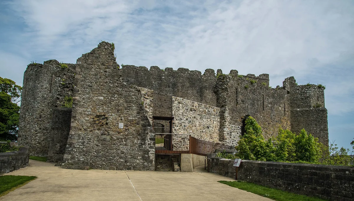 King John's Castle above the harbour in Carlingford, Ireland